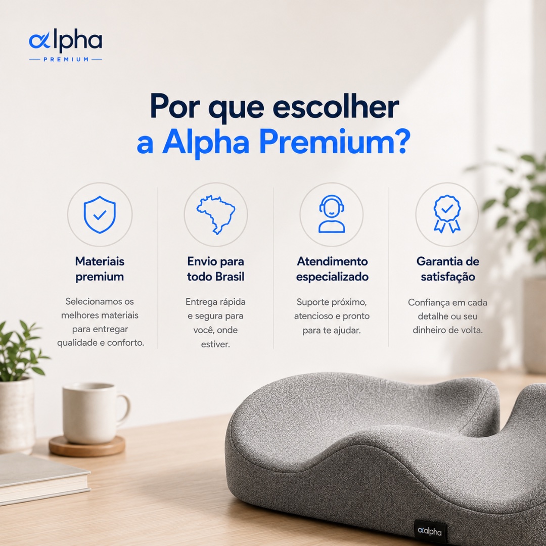 Almofada Alpha Premium sem fundo branco